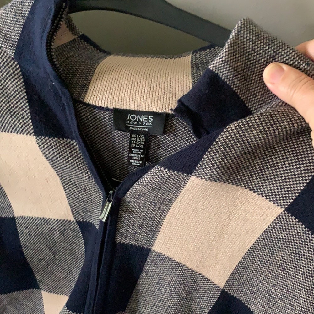 Plaid poncho for fall